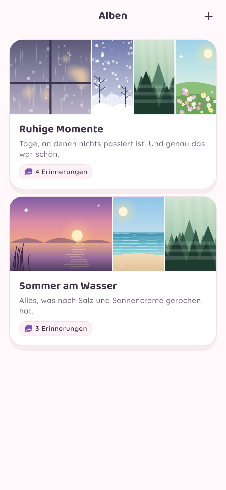 Übersicht der Alben